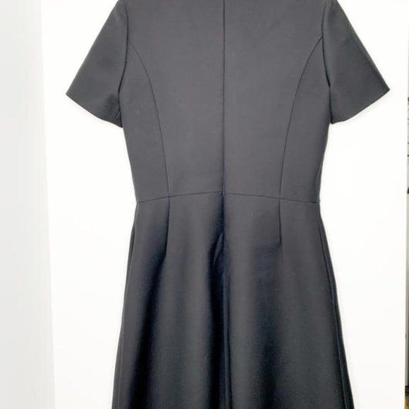 CHRISTIAN DIOR BLACK DRESS W RED HEART SZ 10 - Picture 3 of 5